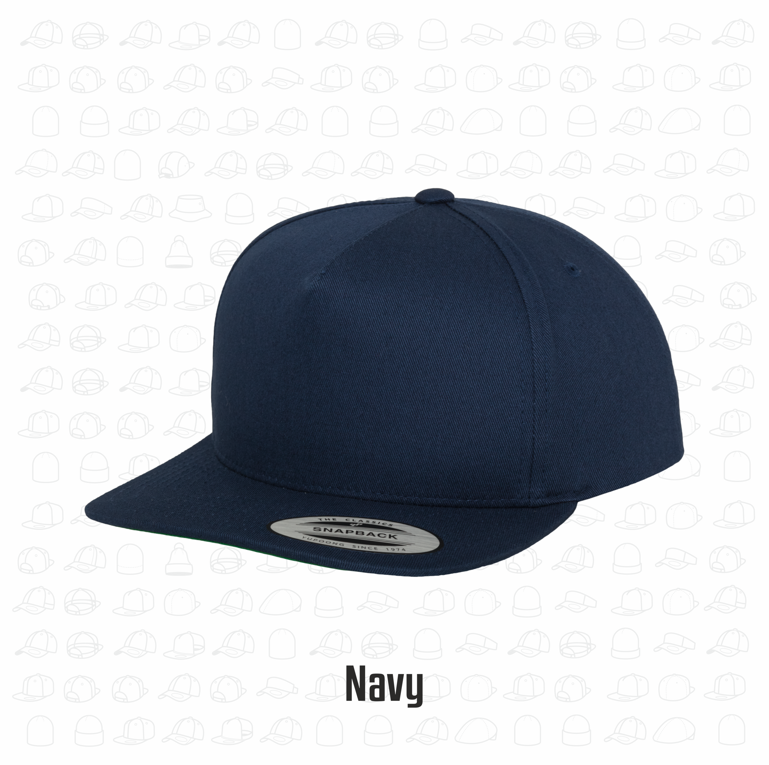 Classic 5 Panel Snapback - 7 Colours — London Snapbacks